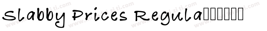 Slabby Prices Regula字体转换